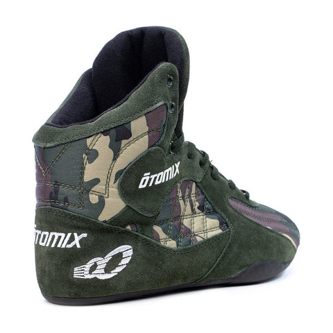 Bodybuilding Weightlifting Shoe Green Camo Stingray PREORDER 11/5/2023 - Otomix Sports Gear