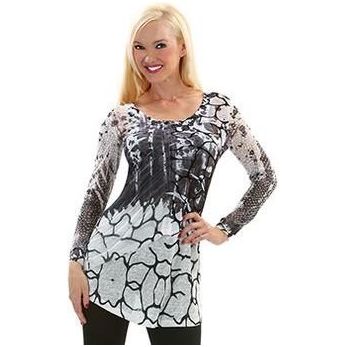 Black & White Tunic Top - Otomix Sports Gear