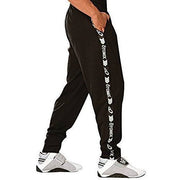 Bodybuilding Weightlifting Signature Stripe Workout Black Baggy Gym Pants - Otomix Sports Gear