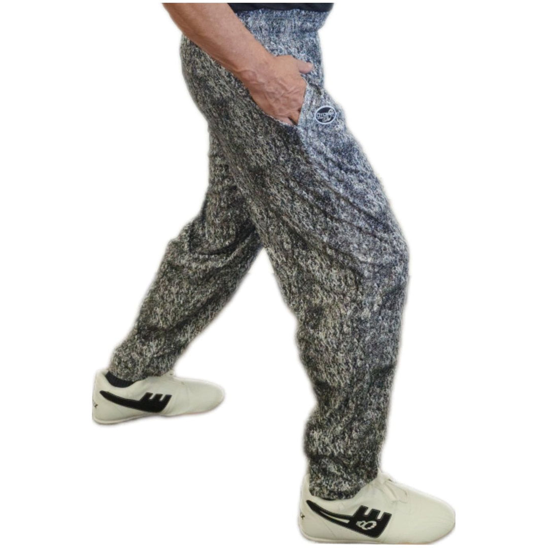 Bodybuilding Weightlifting Workout Gym Pants Black Stonewash Baggy