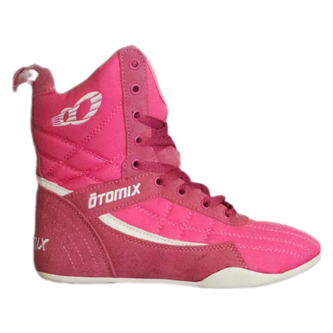 Pink Super Hi Weightlifting Bodybuilding Gym Shoe Female - Otomix Sports Gear