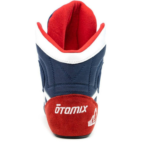 Female Bodybuilding Weightlifting Shoe Red White Blue Stingray - Otomix Sports Gear