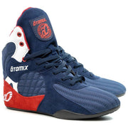 Female Bodybuilding Weightlifting Shoe Red White Blue Stingray - Otomix Sports Gear