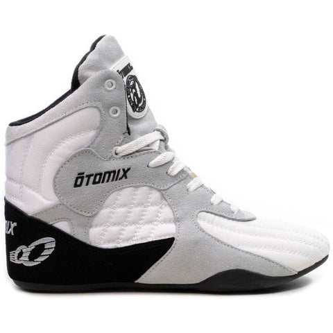 White Stingray Bodybuilding Weightlifting Gym Shoes | stingray-bodybuilding-weightlifting-shoe | Otomix Shoes