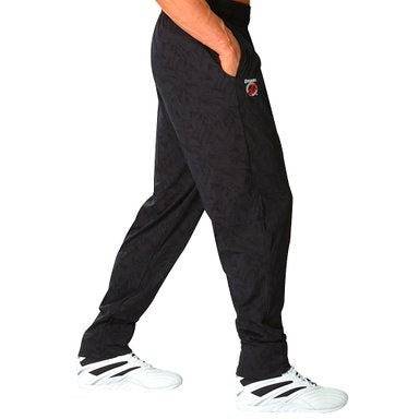 Charcoal Stripe Baggy Bodybuilding Weightlifting Workout Gym Pants